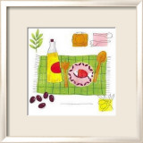 Poisson aux Olives Print by Sabine Kaloustian