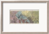 Geological Map, Rio Colorado of the West, c.1858 Framed Giclee Print by J. C. Ives