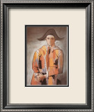 Harlequin with Folded Hands, c.1923 Art by Pablo Picasso