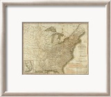 View of the Whole Internal Navigation of the United States, c.1830 Framed Giclee Print by Henry S. Tanner