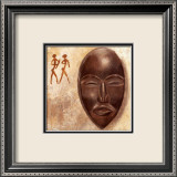 African Mask Kunstdrucke von Alberto Vargas