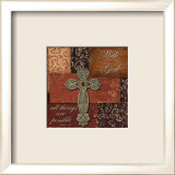 Words to Live By: With God Posters av Connie Brown Words to Live By: With God Posters av Connie Brown