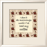 I Don't Do Mornings Arte por Nick Biscardi