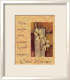 Words to Live By: Quiet Moments Prints by Marilu Windvand