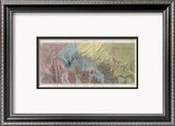Geological Map, Rio Colorado of the West, c.1858 Framed Giclee Print by J. C. Ives