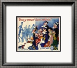 Cinema Pathe Innrammet Giclee-trykk av Adrien Barrere Cinema Pathe Innrammet Giclee-trykk av Adrien Barrere