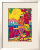 Mercado junto al mar Lámina giclée enmarcada por Rick Sharp Mercado junto al mar Lámina giclée enmarcada por Rick Sharp