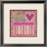Love Is All You Need Poster von Louise Carey