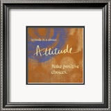 Attitude Print by Linda Woods