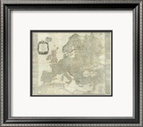 Composite: Europe, c.1787 Framed Giclee Print by Thomas Kitchin