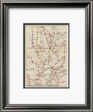 California: Colusa, Yolo, Napa, Butte, Yuba, Sutter, Solano, and Sacramento Counties, c.1896 Innrammet Giclee-trykk av George W. Blum California: Colusa, Yolo, Napa, Butte, Yuba, Sutter, Solano, and Sacramento Counties, c.1896 Innrammet Giclee-trykk av George W. Blum