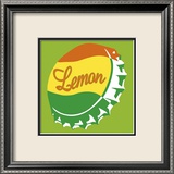 Lemon Bottle Cap Láminas por Santiago Poveda