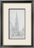 Der Stephansturm in Wien Kunstdrucke von Rudolph von Alt