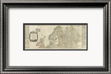 Northern Europe Divided into its Empires, Kingdoms, States, Republics, c.1787 Framed Giclee Print by Thomas Kitchin