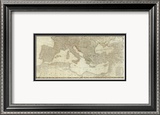 Northern Europe Divided into its Empires, Kingdoms, States, Republics, c.1787 Framed Giclee Print by Thomas Kitchin