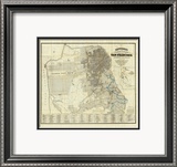 Official Guide Map of City and County of San Francisco, c.1873 Innrammet Giclee-trykk av A. L. Bancroft Official Guide Map of City and County of San Francisco, c.1873 Innrammet Giclee-trykk av A. L. Bancroft
