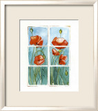 Poppies at the Window Posters par Sonia P.