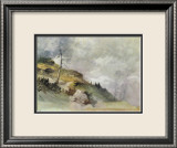 Landscape in the Mountains Pósters por Friedrich Gauermann