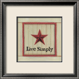 Karen Tribett - Live Simply - Poster Karen Tribett - Live Simply - Poster