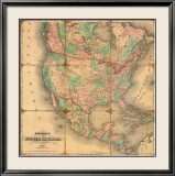 American Republic, 1842 Posters par Johnson & Ward 