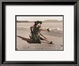 Dance of the Turtle, Hula Girl Poster par Alan Houghton