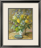 Tulipes jaunes Poster par Dot Bunn