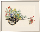 Charrette de fleurs d'automne Poster par Takeshita 