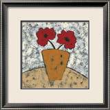 Red Flowers II Poster by Barbara Jarman