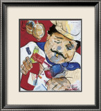 Vin Rouge Poster par Elaine Elliott
