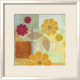 Yellow Pattern Flower Posters by Gale Kaseguma