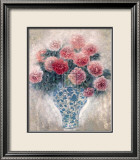 Pivoines roses Poster par Cai Xiaoli