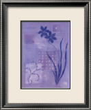 Iris Series III, Lobelia Posters by Lynn Fotheringham