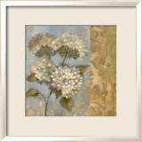 Hydrangea on Soft Blue Affiches par Silvia Vassileva