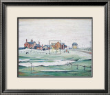 Paysage et fermes, 1945 Affiches par Laurence Stephen Lowry