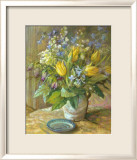 Yellow Tulips Posters av Dot Bunn