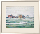 Paysage et fermes, 1945 Posters par Laurence Stephen Lowry