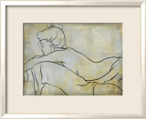 Femme Allongee Kunst av Dan Bennion