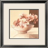 Bowl with Orchids Plakat av Yves Blanc Bowl with Orchids Plakat av Yves Blanc