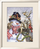 Frosty, Prance And Friends Posters by Donna Race