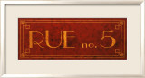 Rue n° 5 Posters par Catherine Jones