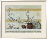 Cognassier en fleurs Posters par Charles Caryl Coleman