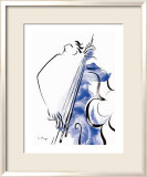 Contrebasse I Affiches par Helene La Haye