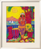 Mercado junto al mar Lámina giclée enmarcada por Rick Sharp Mercado junto al mar Lámina giclée enmarcada por Rick Sharp
