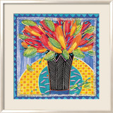 Floral Swirl Prints by Penny Feder