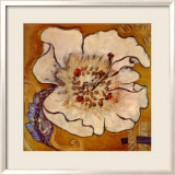 Caribbean Flower I Art by Sarah Van Beckum