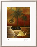 Sunset Palms I Limited Edition Framed Print by Georgia Rene