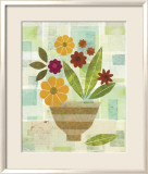 Yellow Flower Vase Poster by Gale Kaseguma