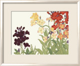 Japanese Flower Garden I Prints by Konan Tanigami