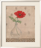 Perfect Poppy I Prints by Angela Ferrante