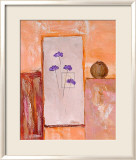 Composition aux Fleurs Pourpre Póster por Michael Gamracyj